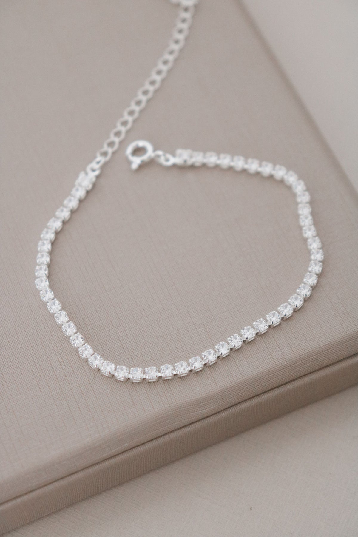 Pulseira Riviera Cristal banhada a prata - Use Luxy - foto 2